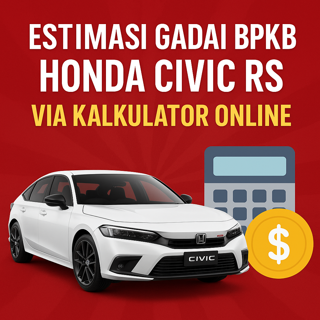 Cara Hitung dengan Kalkulator Pinjaman Dana Jaminan BPKB Honda Civic RS