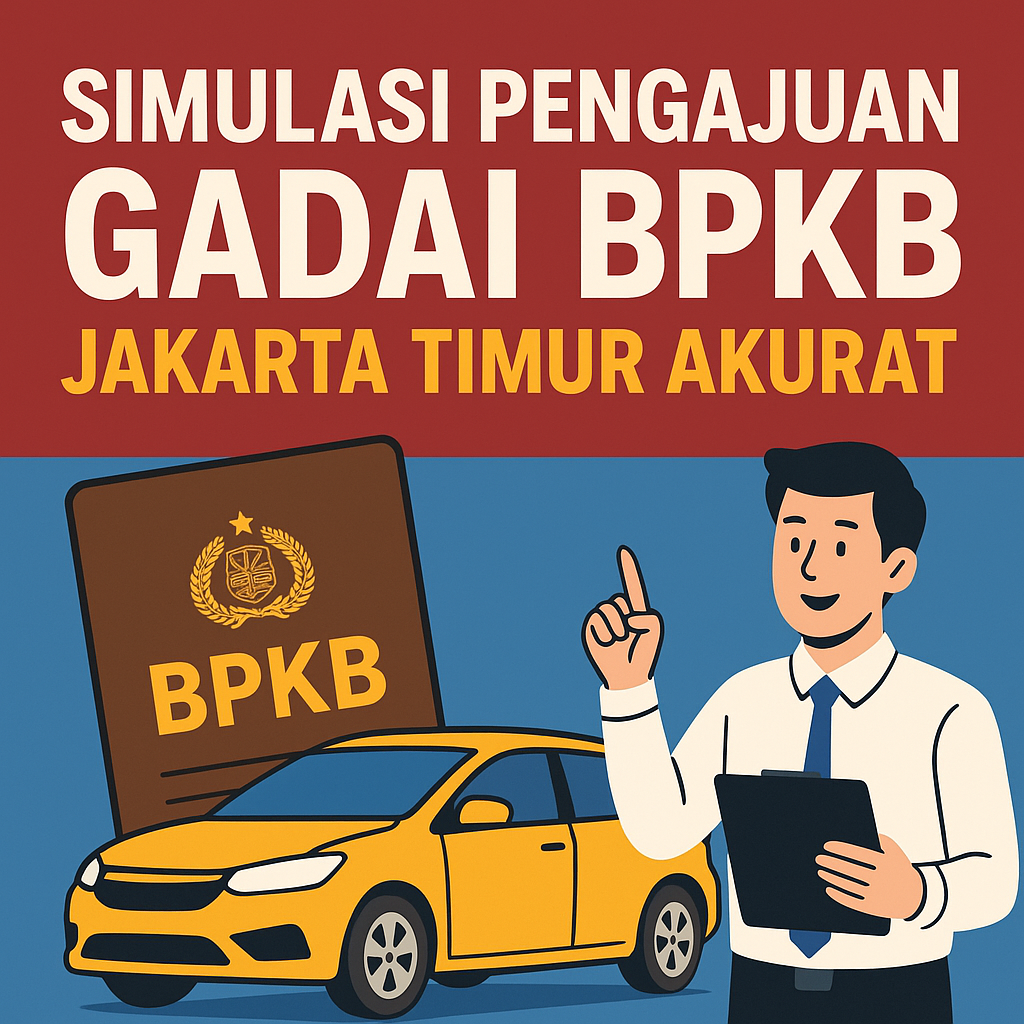 Cek Simulasi Pinjaman Dana Jaminan BPKB Jakarta Timur Akurat dan Cepat
