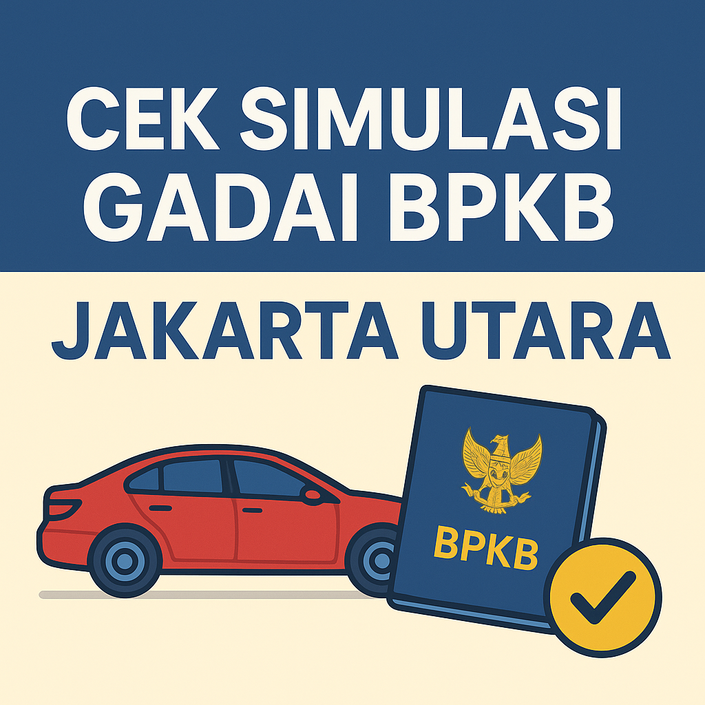 Estimasi Dana Pinjaman Dana Jaminan BPKB Jakarta Utara Simulasi Terlengkap