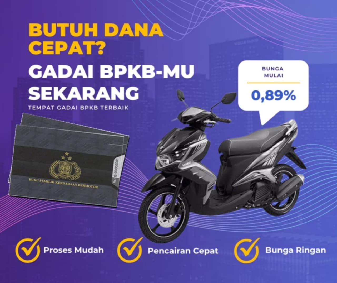 Pinjaman Dana Jaminan Bpkb Motor Yamaha Xeon Gtfi Dapat Pinjaman Berapa? Seperti Ini Simulasinya