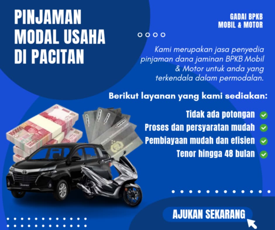 Pusat Pinjaman Dana Jaminan Bpkb Di Pacitan