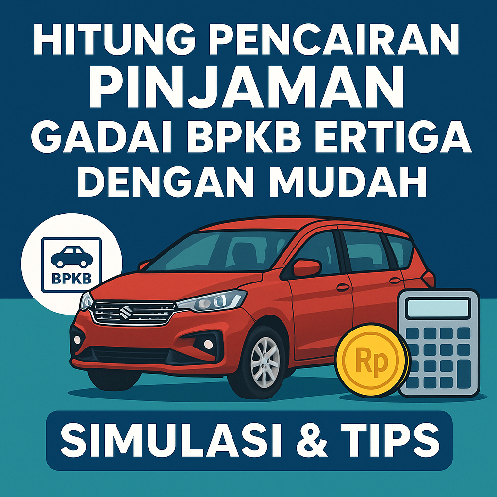 Cara Cepat Hitung Dana Tunai dari Pinjaman Dana Jaminan BPKB Suzuki Ertiga