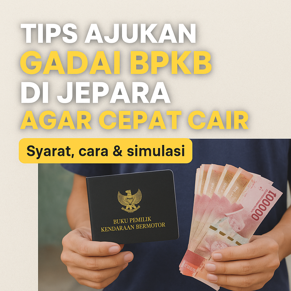 Langkah Mengajukan Pinjaman Dana Jaminan BPKB di Jepara dengan Cepat