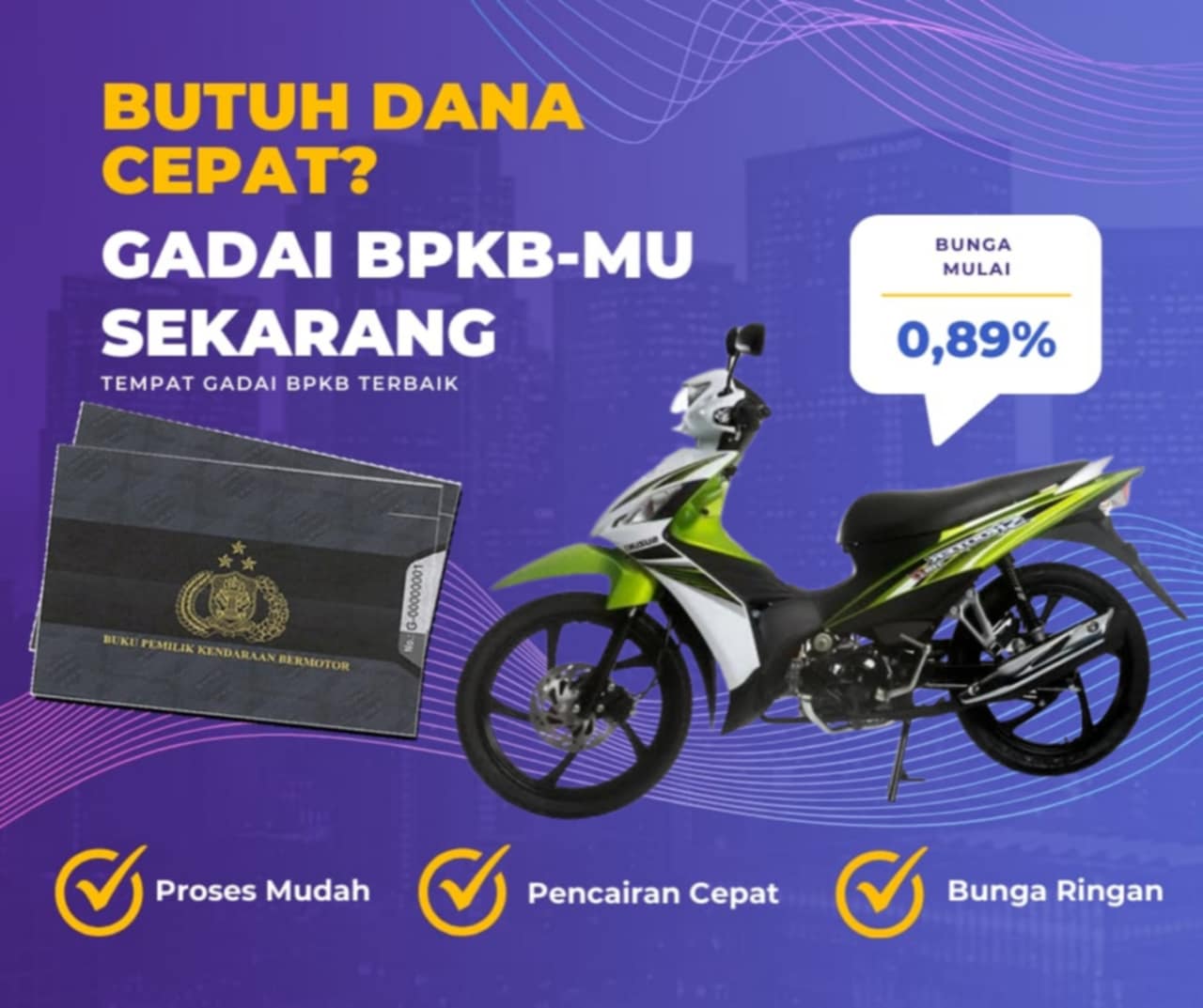 Pinjaman Dana Jaminan Bpkb Motor Suzuki Shooter Lbp Dapat Pinjaman Berapa? Seperti Ini Simulasinya
