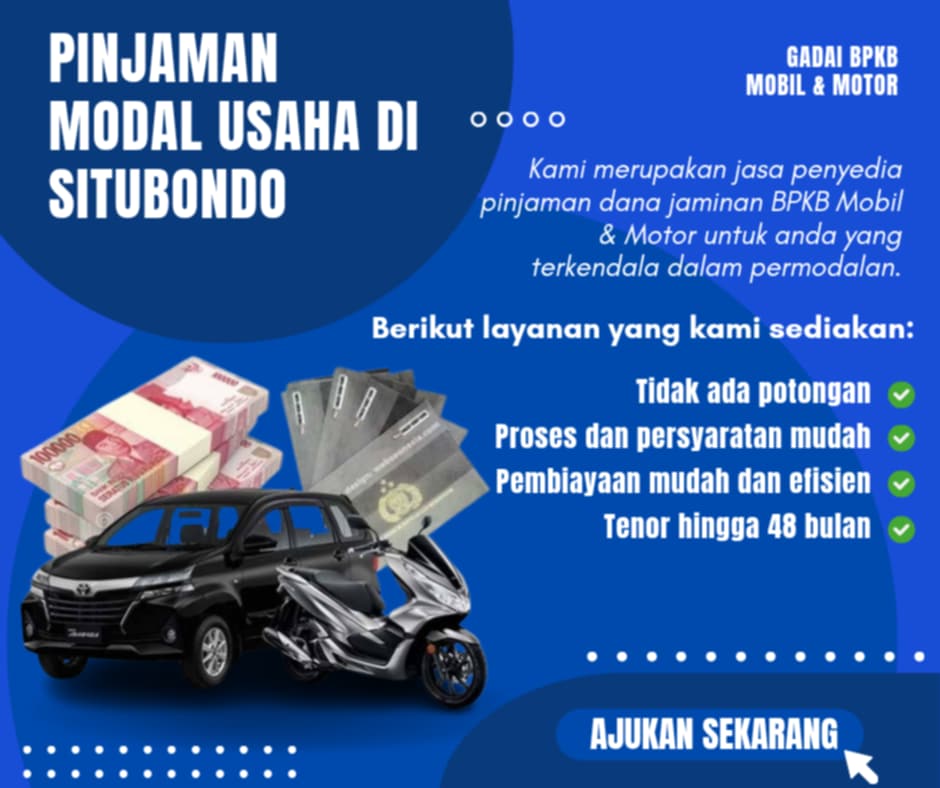 Pusat Pinjaman Dana Jaminan Bpkb Di Situbondo