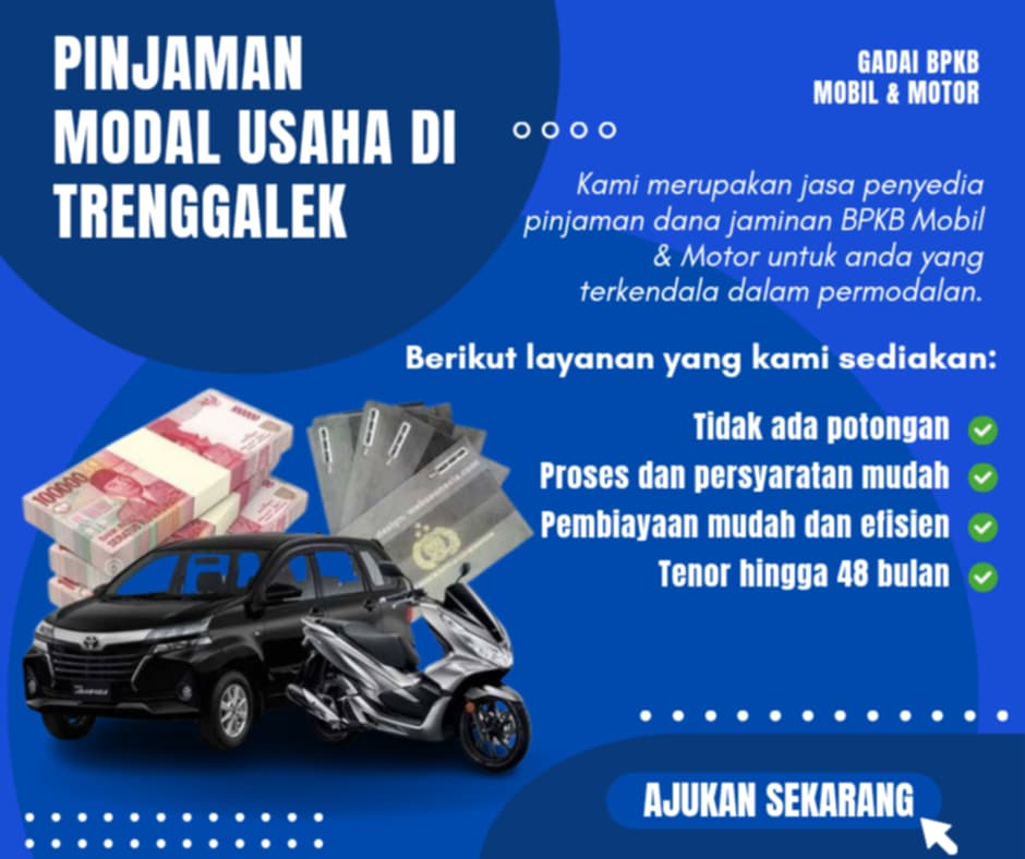 Pusat Pinjaman Dana Jaminan Bpkb Di Trenggalek