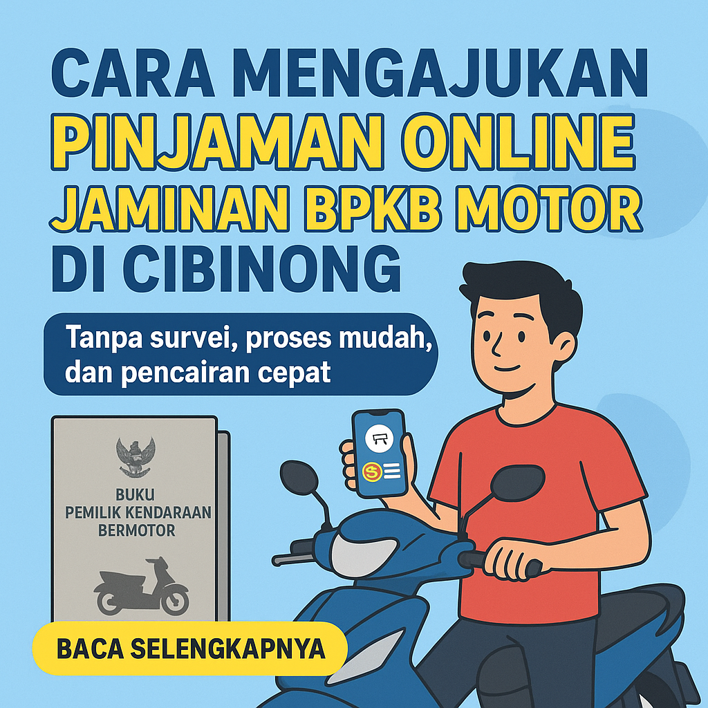 Solusi Keuangan Terbaik di Cibinong Pinjaman Online Jaminan BPKB Motor Tanpa Ribet