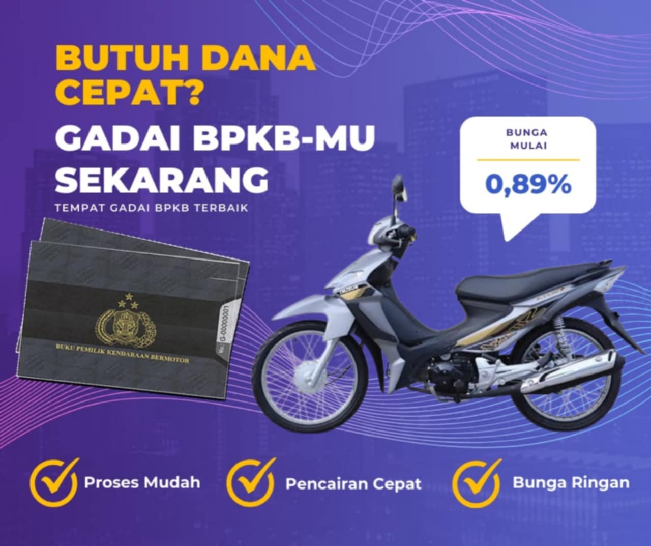 Pinjaman Dana Jaminan Bpkb Motor Suzuki Smash Lbp Dapat Pinjaman Berapa? Seperti Ini Simulasinya