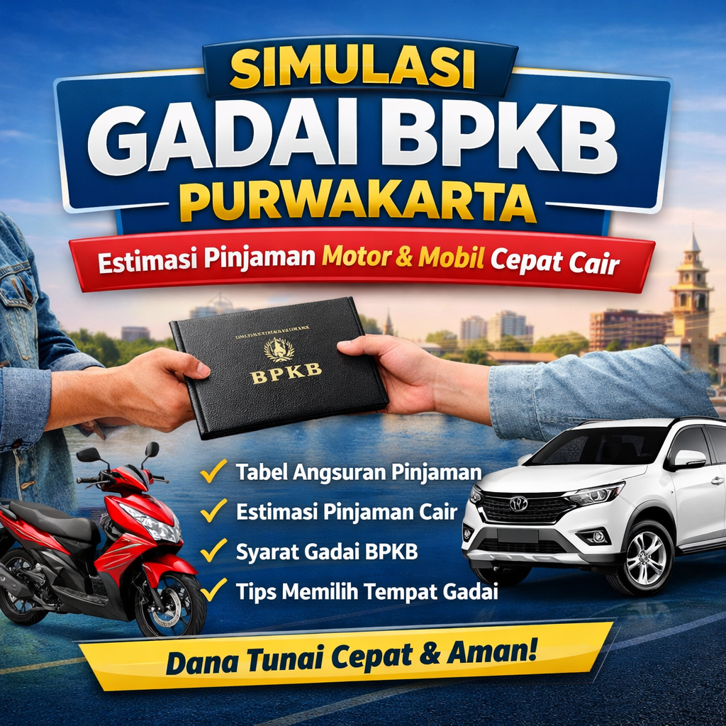 Cek Simulasi Tabel Pinjaman Dana Jaminan BPKB Purwakarta