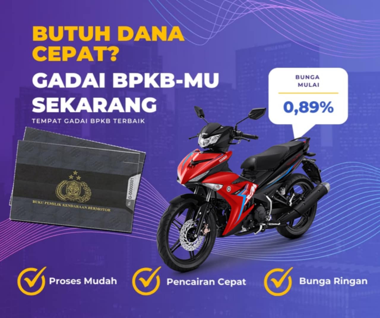 Pinjaman Dana Jaminan Bpkb Motor Yamaha Jupitermx King Lbp Dapat Pinjaman Berapa? Seperti Ini Simulasinya