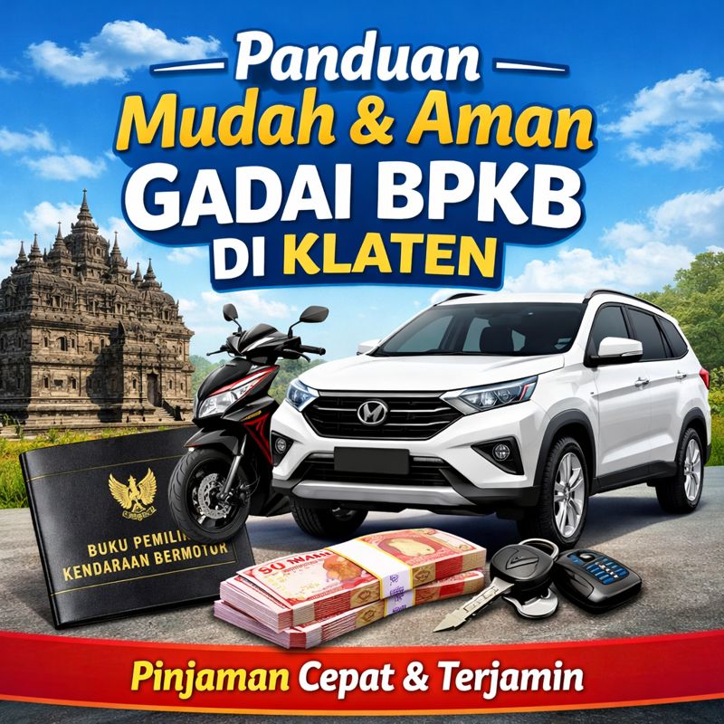 Pengajuan Pinjaman Dana Jaminan BPKB Klaten untuk Dana Cepat, Begini Caranya