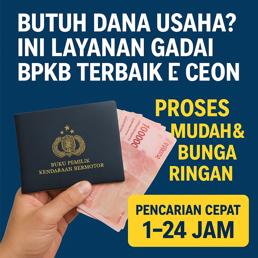 Solusi Modal Usaha Pinjaman Dana Jaminan BPKB Terpercaya di Cirebon