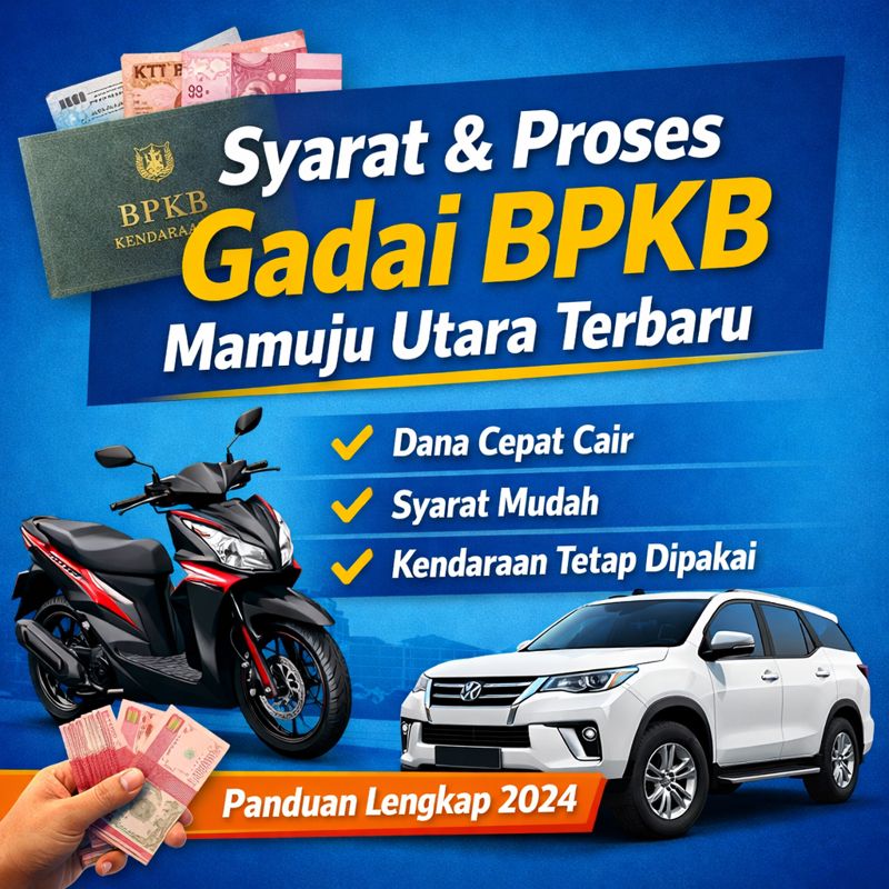 Simulasi Pinjaman Dana Jaminan BPKB Mamuju Utara, Cair Besar Bunga Ringan
