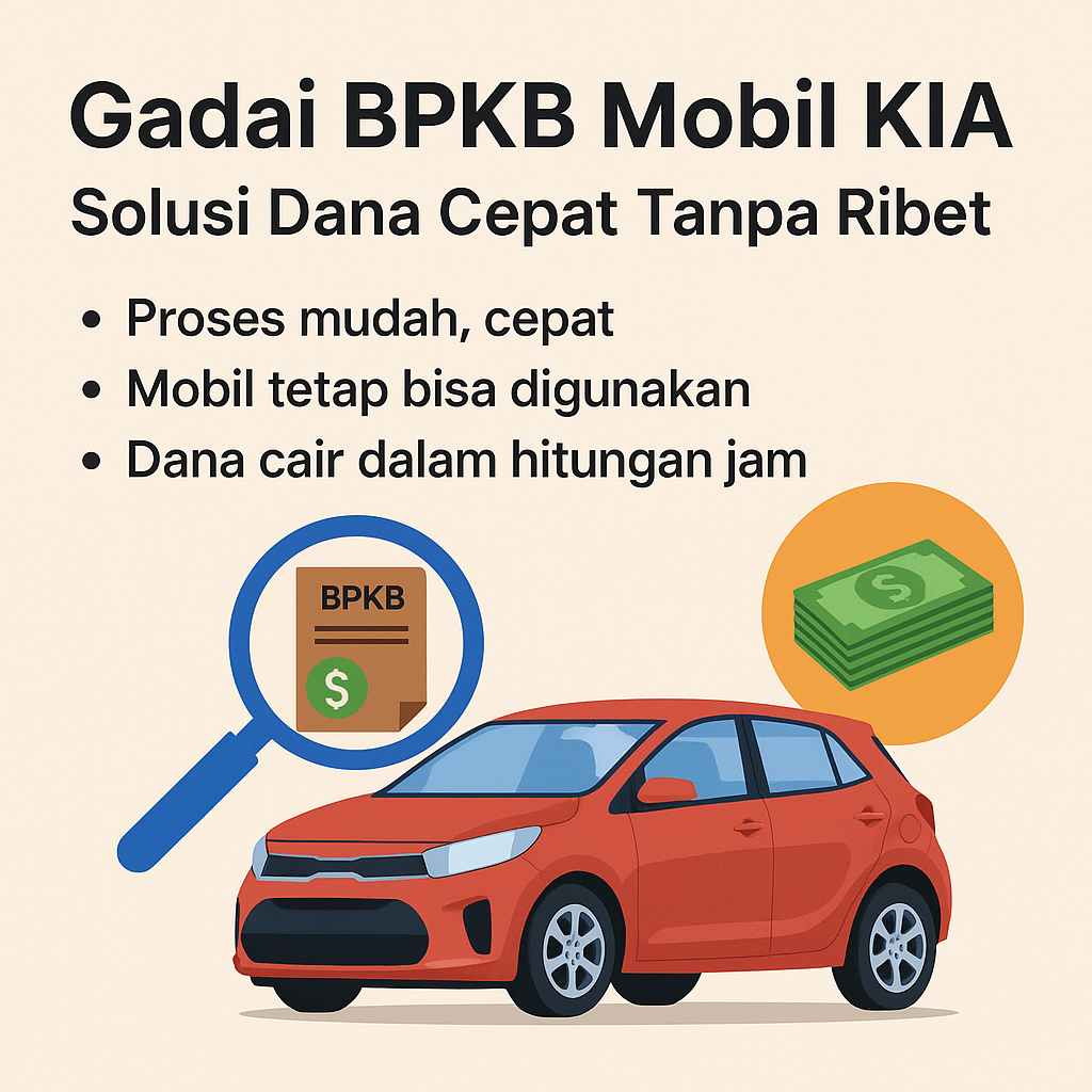 Cairkan Dana dengan Aman Lewat Pinjaman Dana Jaminan BPKB Mobil KIA