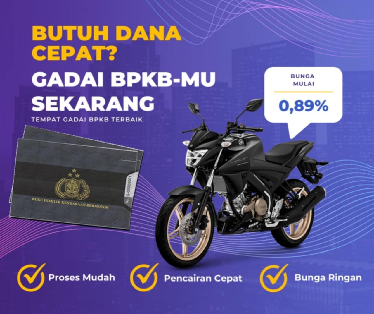 Pinjaman Dana Jaminan Bpkb Motor Yamaha Vixion Lbp Dapat Pinjaman Berapa? Seperti Ini Simulasinya