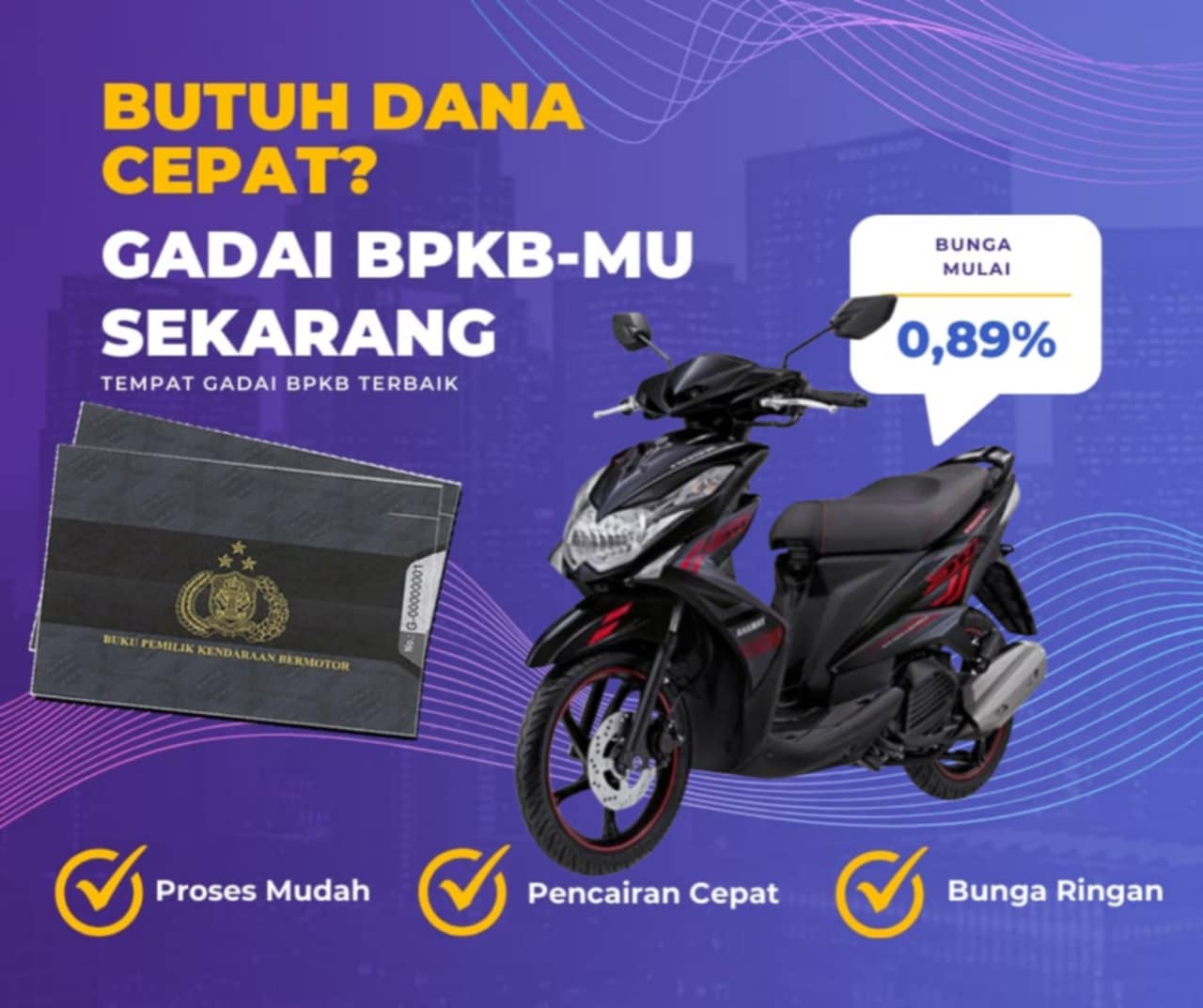 Pinjaman Dana Jaminan Bpkb Motor Yamaha Xeon Lbp Dapat Pinjaman Berapa? Seperti Ini Simulasinya