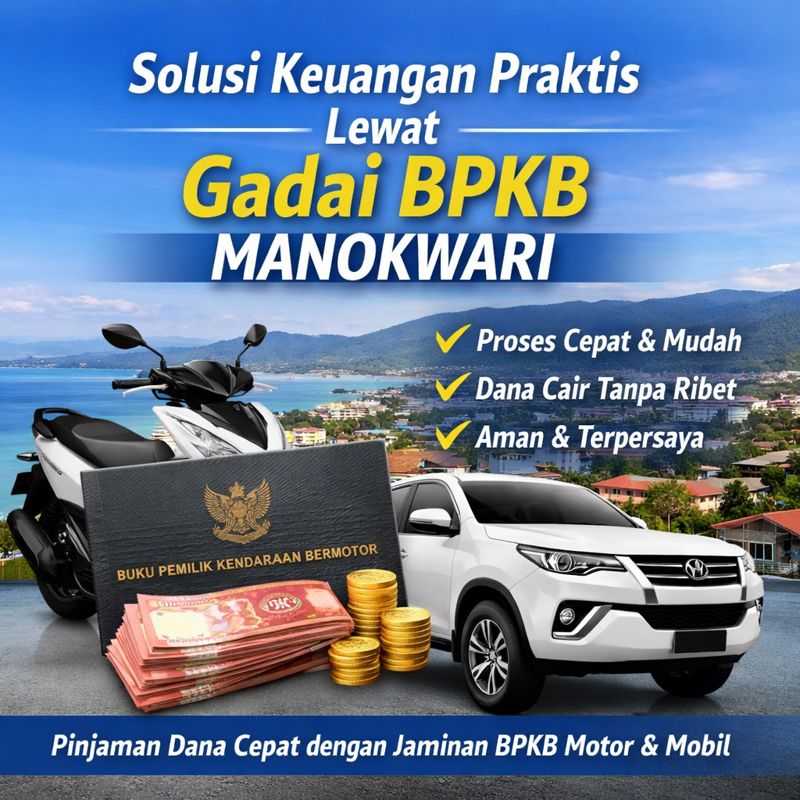 Layanan Pinjaman Dana Jaminan BPKB Manokwari yang Aman dan Terpercaya