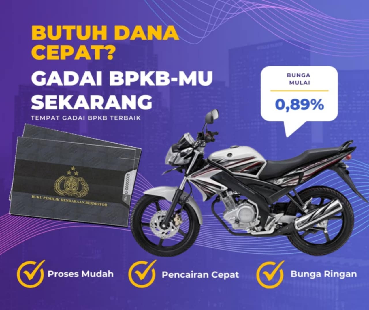 Pinjaman Dana Jaminan Bpkb Motor Yamaha Vixion Se Dapat Pinjaman Berapa? Seperti Ini Simulasinya