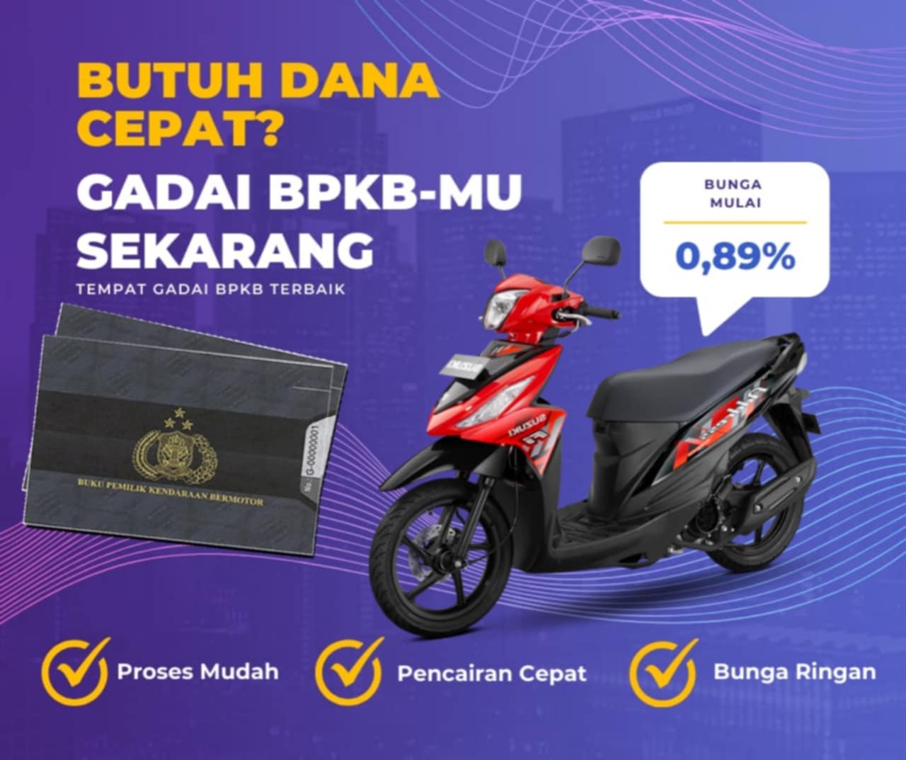 Pinjaman Dana Jaminan Bpkb Motor Suzuki Address 110NE Dapat Pinjaman Berapa? Seperti Ini Simulasinya