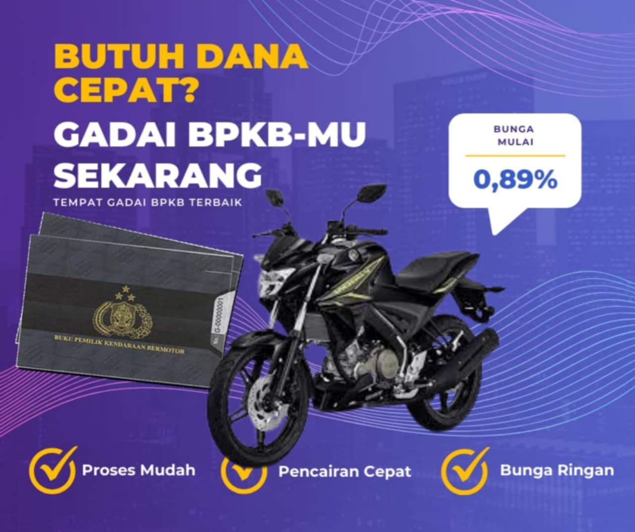 Pinjaman Dana Jaminan Bpkb Motor Yamaha Newvixion STD Dapat Pinjaman Berapa? Seperti Ini Simulasinya
