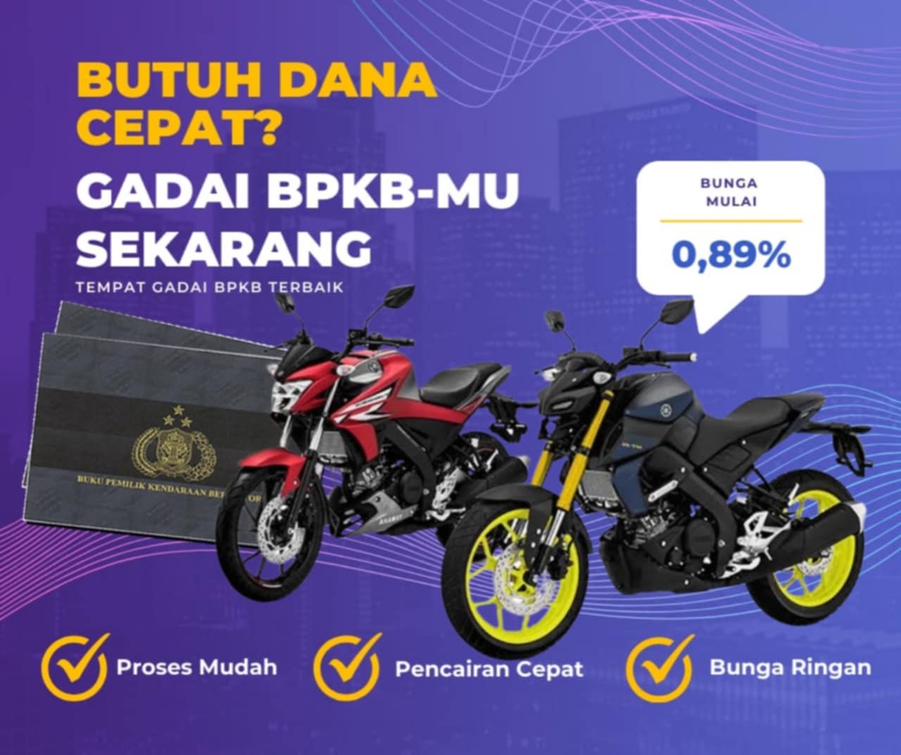 Pinjaman Dana Jaminan Bpkb Motor Yamaha Newvixion R Dapat Pinjaman Berapa? Seperti Ini Simulasinya