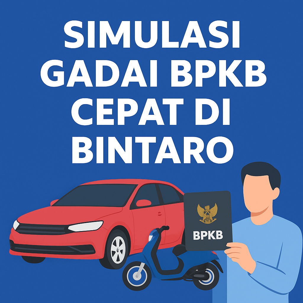 Hitung Simulasi Pinjaman Dana Jaminan BPKB Cepat di Bintaro Terbaru
