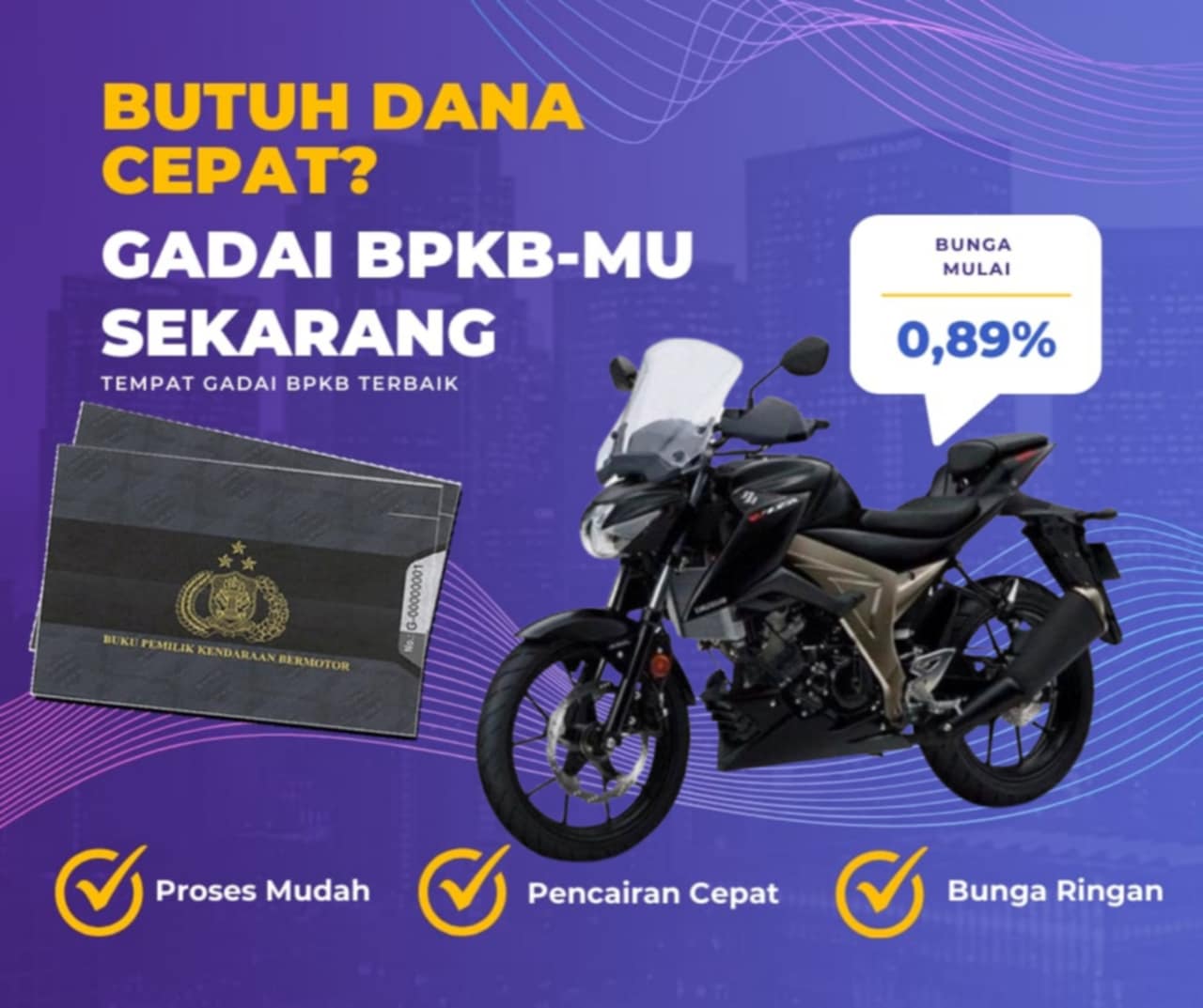Pinjaman Dana Jaminan Bpkb Motor Suzuki Gsx S150 Touring Dapat Pinjaman Berapa? Seperti Ini Simulasinya