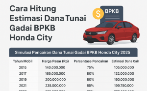 Hitung Mudah Pencairan Dana Tunai Pinjaman Dana Jaminan BPKB Mobil Honda City