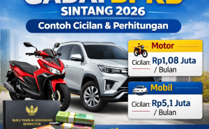 Simulasi Pinjaman Dana Jaminan BPKB Sintang Online