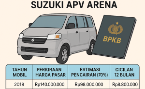 Panduan Lengkap Hitung Pinjaman Dana Tunai Jaminan BPKB Suzuki APV Arena