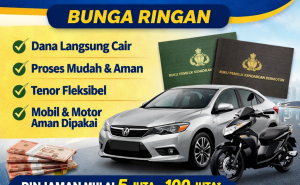 Pinjaman Dana Jaminan BPKB Sunter Bunga Ringan Tanpa Survey Sulit