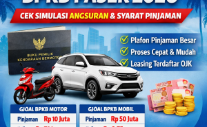 Tabel Pinjaman Dana Jaminan BPKB Paser dengan Perhitungan Cicilan per Bulan