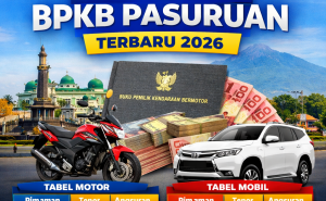 Tabel Kredit Jaminan BPKB Pasuruan 2026 Lengkap dengan Estimasi Pencairan