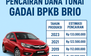 Estimasi Pencairan Pinjaman Dana Tunai Jaminan BPKB Mobil Brio